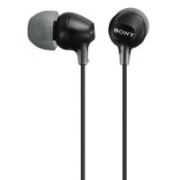 SONY/索尼 MDR-EX15LP入耳式耳机有线手机电脑重低音OPPO苹果通用 黑色(不带麦) 官方标配