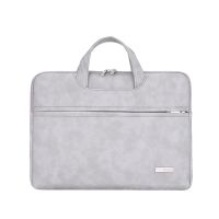 小米苹果电脑包13.3寸air内胆包11手提12联想14戴尔15.6寸笔记本 手提款浅灰色(单包) 11寸