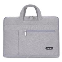 苹果联想华硕戴尔小米笔记本13/14/15.6寸男女防震手提内胆电脑包 浅灰色 13寸