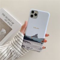 日落三星S21手机壳S10/S20+硬壳Note20Ultra/Note10/A71/A51/A90 白底海边 三星S6