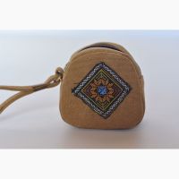 2020新款特价云南民族风刺绣花小手包零钱收纳包钥匙包迷你小包包 黄色