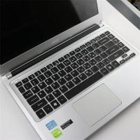 宏碁 MS2360键盘膜14寸保护膜Acer MS2380笔记本电脑贴膜防尘套罩 半透黑(凹凸)