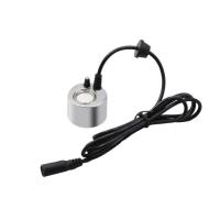 大雾量单头超声波雾化头水池假山景观喷雾鱼缸流水盆景彩灯造雾器 合金无灯头(不带电源插头)