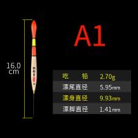 矶钓立式滑漂加粗醒目尾电子鱼漂夜光漂矶竿专用海钓阿波远投浮漂 矶钓手A1 白天款(买1送1)