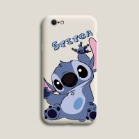 苹果6手机壳液态苹果6plus软壳6s男女防摔卡通史迪仔潮壳 [古董白-招手史迪仔] [苹果6/6s/4.7寸通用]