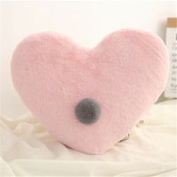 ins抱枕皇冠靠垫北欧风星星月亮枕头飘窗装饰沙发床头靠背礼物 粉色爱心 45*40厘米(爱心)