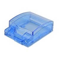 86型户外带锁电源防溅盒防盗电插座防水盒可锁加锁开关插座保护盖 普通带锁蓝色防水盒