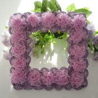 开关贴布艺蕾丝欧式插座保护套可爱装饰现代简约单双开创意开关套 韩莎紫 1只装