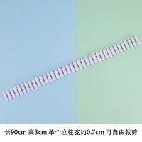 微景观栅栏装饰品园艺迷你小栅栏多肉花盆篱笆室内园艺植物角围栏 90cm*3cm白色栅栏一根