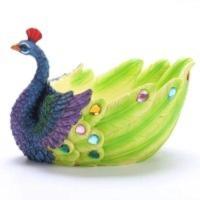 [2个装孔雀花盆]多肉花盆 阳台花盆 办公桌花盆 迷你花盆 陶瓷花盆 塑料花盆 工艺品花盆 多肉植物花盆 多肉植物 花盆