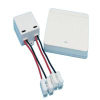 智能无线家用免布线双控随意贴懒人子母灯具水泵遥控开关220v零火 主开关+86随意贴(1路)