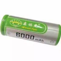 26650锂电森林虎强光手电充电电池T6大容量6000毫安锂离子 26650锂电森林虎强光手电充电电池T6大容量6000