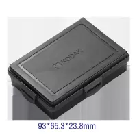 柯达 数码相机电池盒单反相机电池收纳盒 可装电池/SD卡/TF卡 收纳盒93*65.3*23.8mm