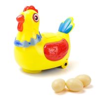 会走路生蛋下蛋会唱歌母鸡公鸡电动万向儿童宝宝益智玩具节日礼物 自备电池 (礼盒装)下蛋鸡+3颗蛋