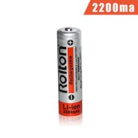 18650锂电池充电大容量3.7v/4.2v小风扇强光手电筒头灯2200mAH 2200毫安