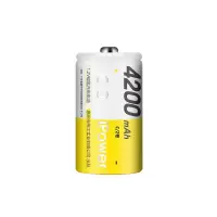 ipower 1号2号充电电池大容量5500mAh天燃煤气灶热水器手电筒一二 2号电池4200mAh(1节)