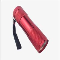 395nm紫外线验钞灯紫光灯查验票据检测荧光剂防伪验钞荧光灯 9LED紫光灯红色