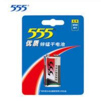 555牌九伏9V优质碳性电池锌锰电池6F22万能表电池 玩具 遥控电池 555牌九伏碳性电池