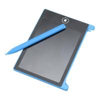 儿童画板液晶手写板小黑板绘画涂鸦聋哑人学生写字板 不参与[单1个] 4.4寸炫酷黑[配永久笔+电池]