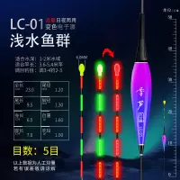 雪芦咬钩变色夜光漂重力感应电子漂日夜两用水无影夜钓浮漂鲫鱼漂 LC01[吃铅1.0克]浅水鱼群 两只[不变色]