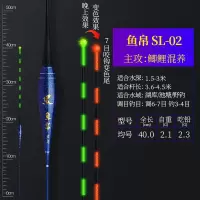 高灵敏重力感应电子漂超亮夜钓浮漂咬钩变色鱼漂阴天尾鲫鱼夜光漂 加珠尾SL-02[吃铅2.3] [不变色款]1支装+1粒电