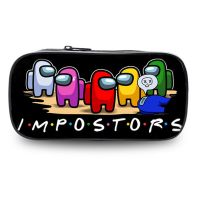 太空狼人杀笔袋大容量 游戏amongus周边儿童文具袋中小学生铅笔盒 耐脏 耐用 图1