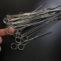 烤鸭挂钩双钩不锈钢烧腊环烤鸡烧鹅吊炉腊肉猪牛羊肉勾 多功能S钩 2厘15cm鹅尾针/10支