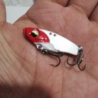 路亚饵5克7克10克14克响尾蛇vib铅包铜材质6062钩全泳层颤抖假饵 5克红头白 5个