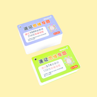 216个思维导图速记中小学1000英语单词卡片 闪卡 初中 单词速记 思维导图速记574单词(带音标)