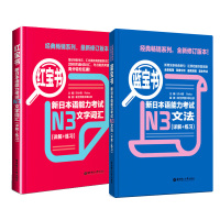 新日本语能力考试N3文法文字词汇 全两本 附详解 日本语词汇自学 新编日语 日语入门书籍 n3单词词汇日本语考试 正版