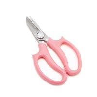 花艺师花枝剪鲜花花贲修花剪盆景树枝修枝剪时尚不锈钢厚剪 单把粉剪(关注优先发货)