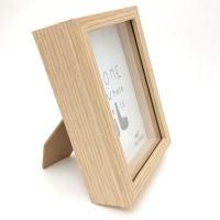 创意DIY中空立体相框摆台567810寸正长方形干花动植物标本画框 原木纹 5寸(9*13cm)