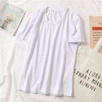 亮片白色短袖t恤女学生韩版修身大码2020新款夏装半袖ins潮上衣服 常规款 纯白 M 建议70-95斤