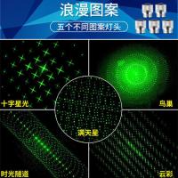 新款自动旋转头满天星头子激光笔配件花样头变换多种图案头星空灯 五头(带5种图案静态)
