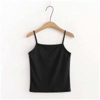 防晒衣女2021年夏装新款套头雪纺衫时尚气质显瘦衬衣蝙蝠袖上衣潮 黑色吊带 S 70-95斤