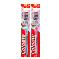 高露洁5支超洁纤柔细毛护龈适齿牙刷超细软毛套装成人去牙渍牙垢 2支超洁纤柔牙刷