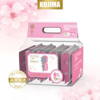 日本Kojima猫狗除臭剂室内祛味去尿味生物酶宠物喷雾除臭清洁用品 樱花湿巾60入(15入*4原装整包)