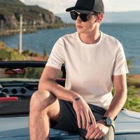 条纹白色西裤男2021夏季新款潮流韩版个性修身百搭商务直筒休闲裤[8月19日发完] 白色1 M