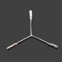 正齐三叉套筒扳手加长Y型套管板手自行车电动车汽车摩托车工具 8-9-10mm