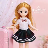 [疯抢]30厘米芭比娃娃公主套装女孩子儿童玩具关节换装萌娃衣服 丽吉德公主 娃娃+衣服[送3鞋]