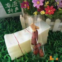 内蒙特产 5.5*15cm独立装风干肉塑料包装袋 牛肉干抽真空彩印袋子 5.5*15*18丝透明白袋 1000个
