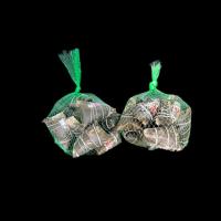 粽子网兜装粽子的网袋超市专用袋编织小网眼尼龙丝包装网袋子 绿色无扣 30cm-200个