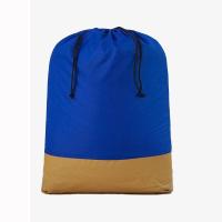 厂家直销,专业订制拉链抽绳带扣眼环保袋,可印刷图标和分公司代码 蓝色无印字款 高1米1宽0.95米