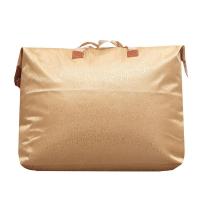 牛津布衣物收纳袋防水打包被子搬家旅行李手提外出袋 金色字母 加厚防水收纳袋(46cm*52cm)