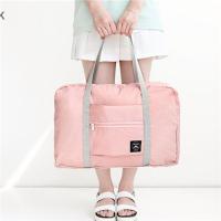 差旅户外旅行袋可折叠防水套拉杆箱衣服袋旅行包便携轻巧不占地方 粉色整理袋