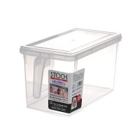 [5个装]冰箱收纳盒塑料五谷杂粮收纳盒带柄保鲜盒塑料大号 10斤 /1只装//*1盖/1合/*