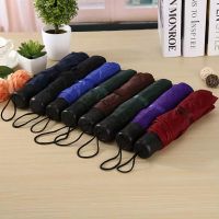 特大号十骨三人双人单人伞格子三折折叠晴雨伞男女大号小号商务伞 [小伞颜色随机]