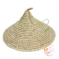 木蒸子锅盖手工草编锅盖柴火灶大锅盖石锅盖抽世蒸笼盖蒸馒头锅盖 15厘米