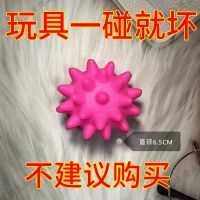 宠物狗狗玩具磨牙棒耐咬小中大型犬泰迪金毛橡胶洁齿训练玩具绳结 发声刺球+送零食