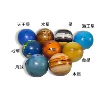 6.3彩印海绵实心软球八大行星月球星空球早教发泡儿童玩具弹力球 6.3厘米八大行星+月球(共9个)